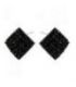 Сережки-гвоздики "Ромбик"