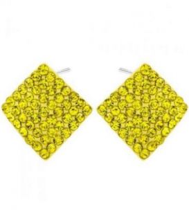 Серьги-гвоздики “Ромбик”