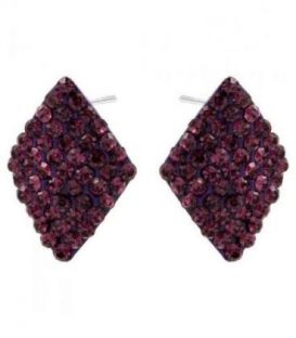 Серьги-гвоздики “Ромбик”