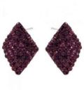 Сережки-гвоздики "Ромбік"