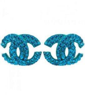 Серьги-гвоздики “Chanel”