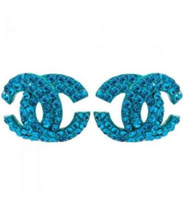 Серьги-гвоздики “Chanel”