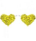 Серьги-гвоздики “Сердечки”