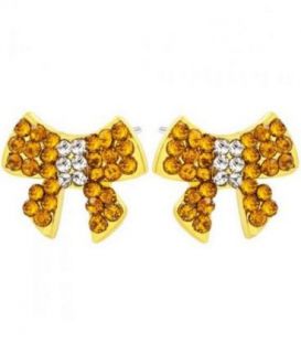 Сережки-гвоздики "Бантік"