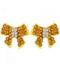 Сережки-гвоздики "Бантік"