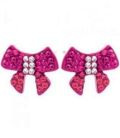 Серьги-гвоздики “Бантик”