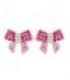 Серьги-гвоздики “Бантик”