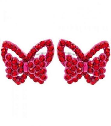 Серьги-гвоздики “Бабочка”