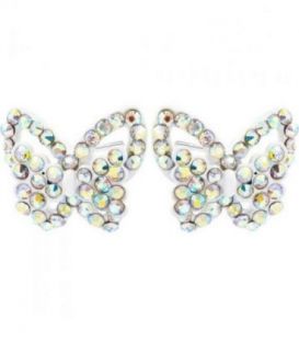 Серьги-гвоздики “Бабочка”
