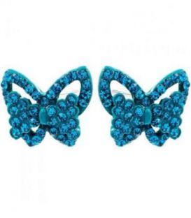 Серьги-гвоздики “Бабочка”