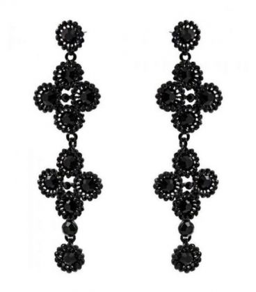 Сережки вечірні "Квіточки"