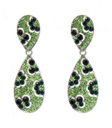 Сережки вечірні "Ромашки"