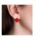 Серьги-гвоздики “Ромбик”
