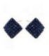 Серьги-гвоздики “Ромбик”
