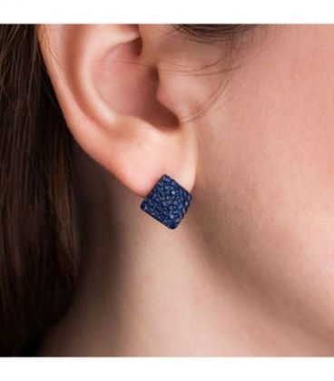 Серьги-гвоздики “Ромбик”