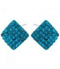 Серьги-гвоздики “Ромбик”