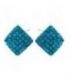 Сережки-гвоздики "Ромбик"
