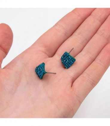 Серьги-гвоздики “Ромбик”