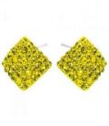 Сережки-гвоздики "Ромбик"