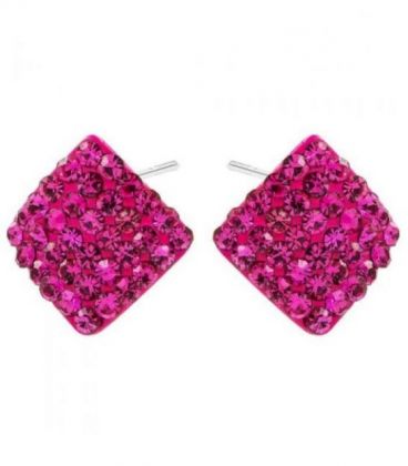 Серьги-гвоздики “Ромбик”