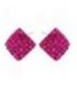 Сережки-гвоздики "Ромбик"