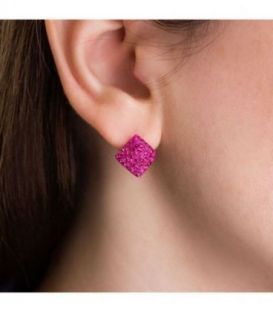 Серьги-гвоздики “Ромбик”