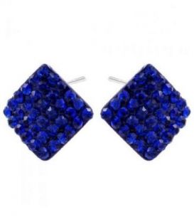 Серьги-гвоздики “Ромбик”