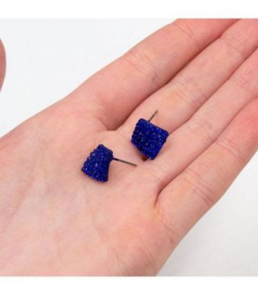 Серьги-гвоздики “Ромбик”