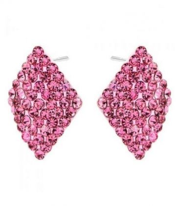 Сережки-гвоздики "Ромбик"