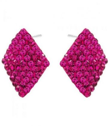 Серьги-гвоздики “Ромбик”