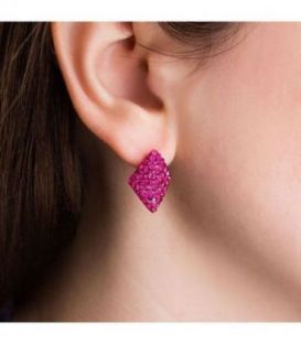 Серьги-гвоздики “Ромбик”