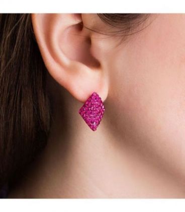 Серьги-гвоздики “Ромбик”