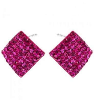 Серьги-гвоздики “Ромбик”