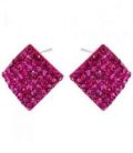 Сережки-гвоздики "Ромбік"