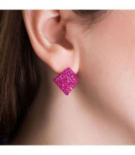 Сережки-гвоздики "Ромбік"