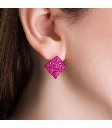 Сережки-гвоздики "Ромбік"