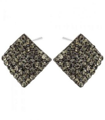 Серьги-гвоздики “Ромбик”