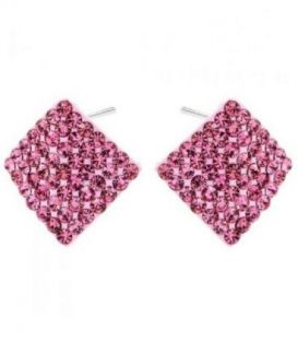 Сережки-гвоздики "Ромбик"