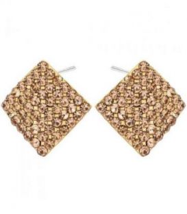 Сережки-гвоздики "Ромбик"