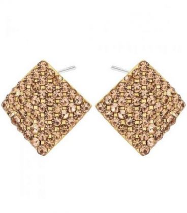 Сережки-гвоздики "Ромбик"