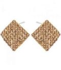 Серьги-гвоздики “Ромбик”