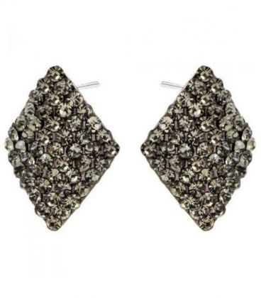 Сережки-гвоздики "Ромбик"