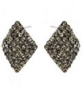 Серьги-гвоздики “Ромбик”