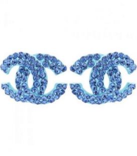 Сережки-гвоздики "Chanel"