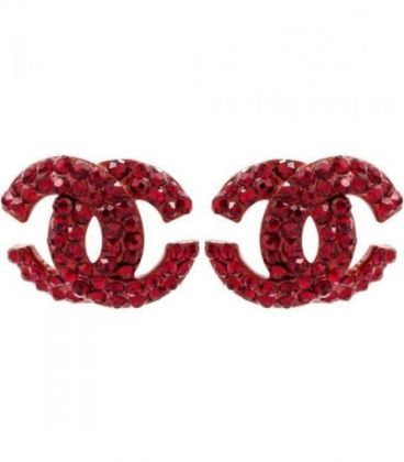 Сережки-гвоздики "Chanel"