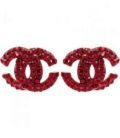 Серьги-гвоздики “Chanel”