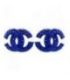 Сережки-гвоздики "Chanel"