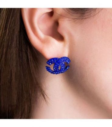 Сережки-гвоздики "Chanel"