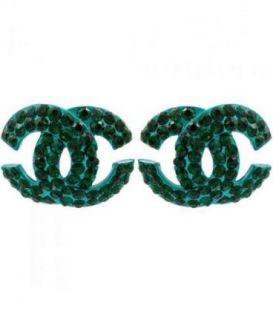 Серьги-гвоздики “Chanel”