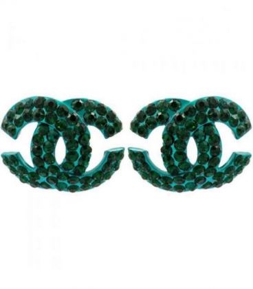 Сережки-гвоздики "Chanel"